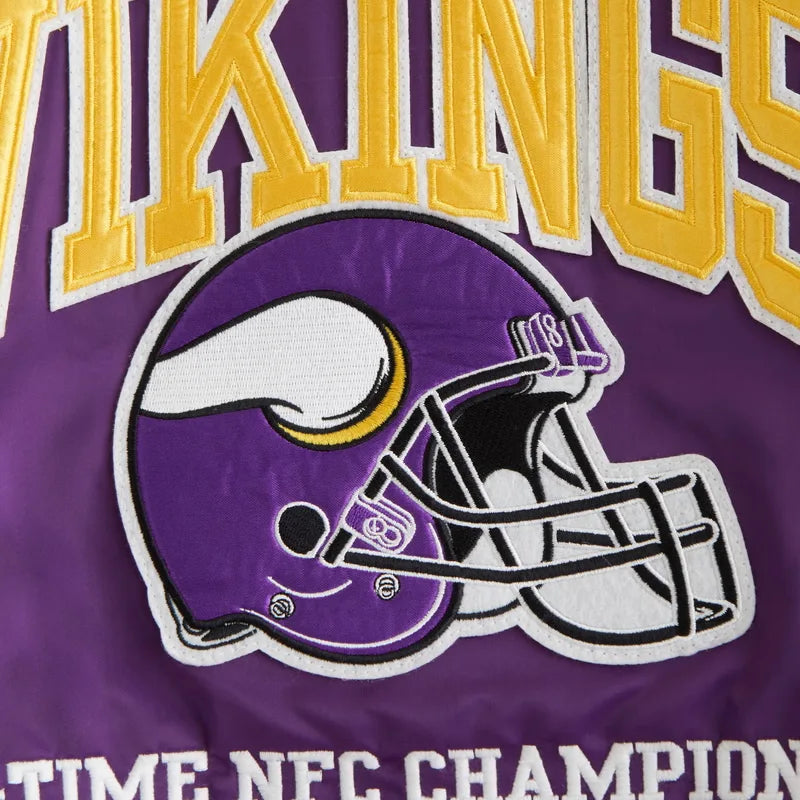Abercrombie Minnesota Vikings Varsity Jacket 2025