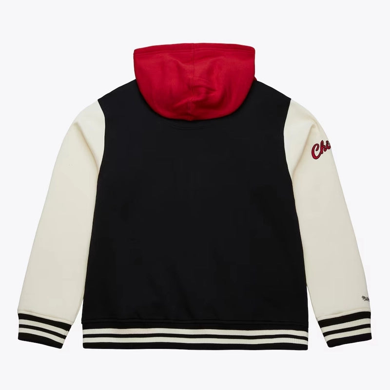 Chicago Bulls Black Courtside Full-Snap Jacket