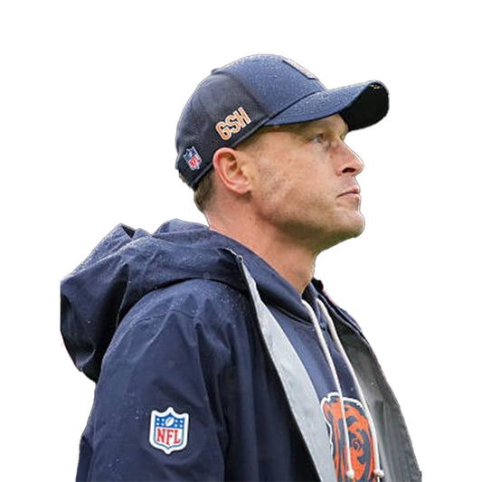 2025 Chicago Bears Coach Ben Johnson Navy Jacket