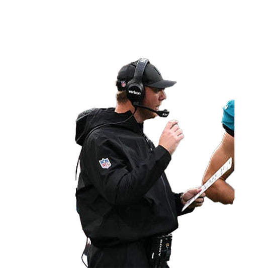 2025 Jacksonville Jaguars Coach Liam Coen Black Jacket