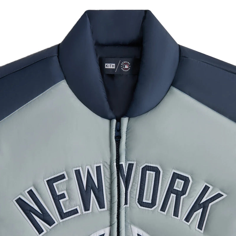 Kith for the New York Yankees Zip Brixton Puffed Jacket