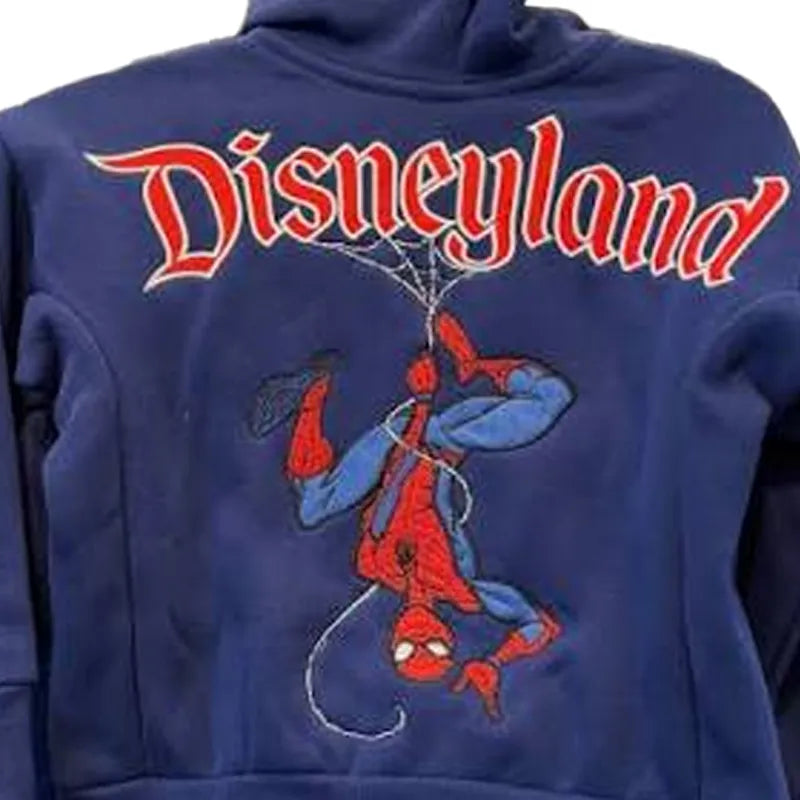 Spiderman Disneyland Blue Hoodie