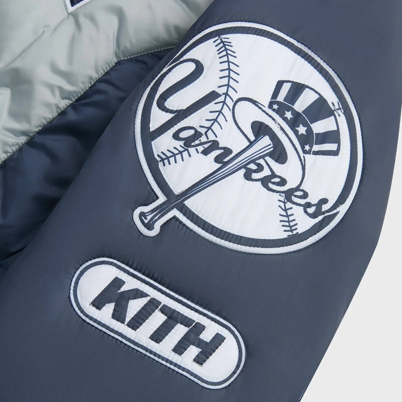 Kith for the New York Yankees Zip Brixton Puffed Jacket
