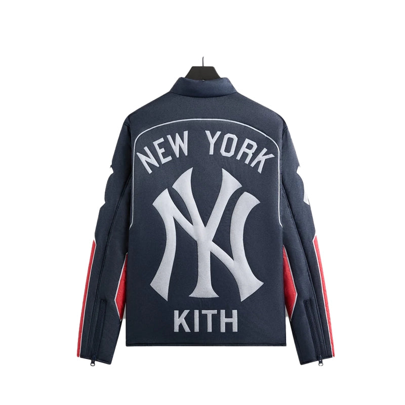 Kith for the New York Yankees Zip Brixton Puffed Shirt Jacket