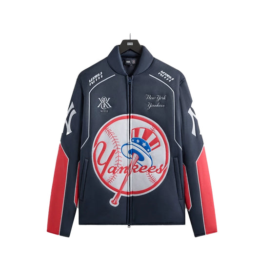 Kith for the New York Yankees Zip Brixton Puffed Shirt Jacket
