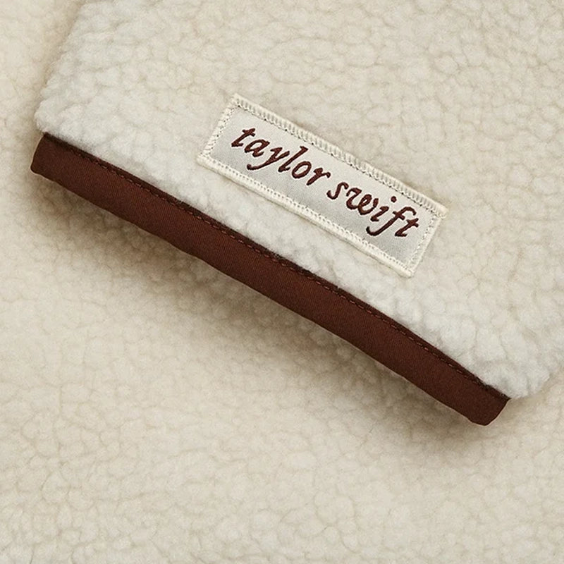 Taylor Swift Life is a Willow Zip Up Sherpa Fleece Jacket