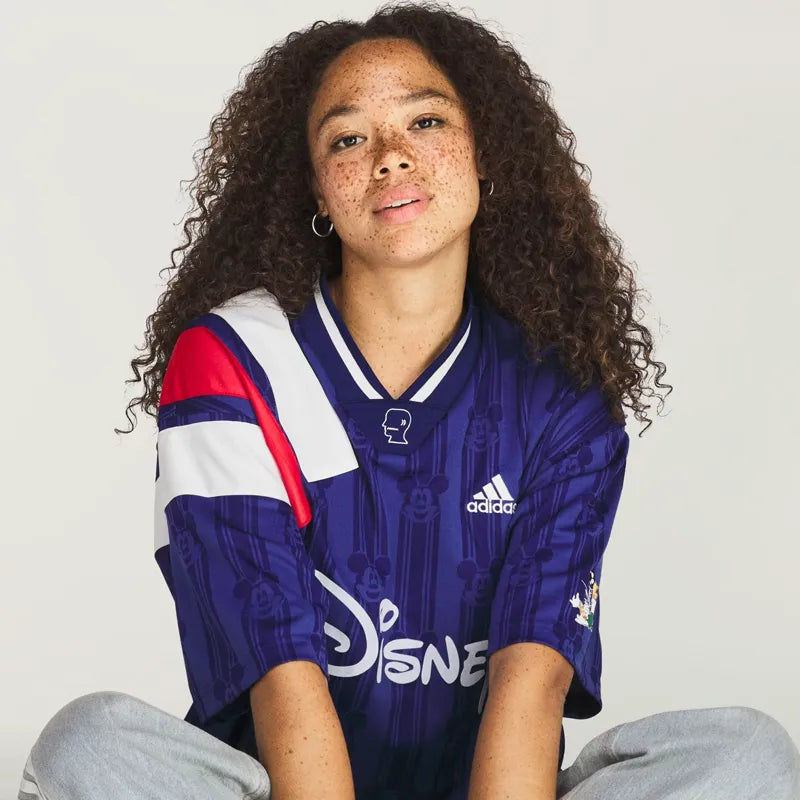 ADIDAS BRAIN DEAD DISNEY SOCCER BLUE JERSEY