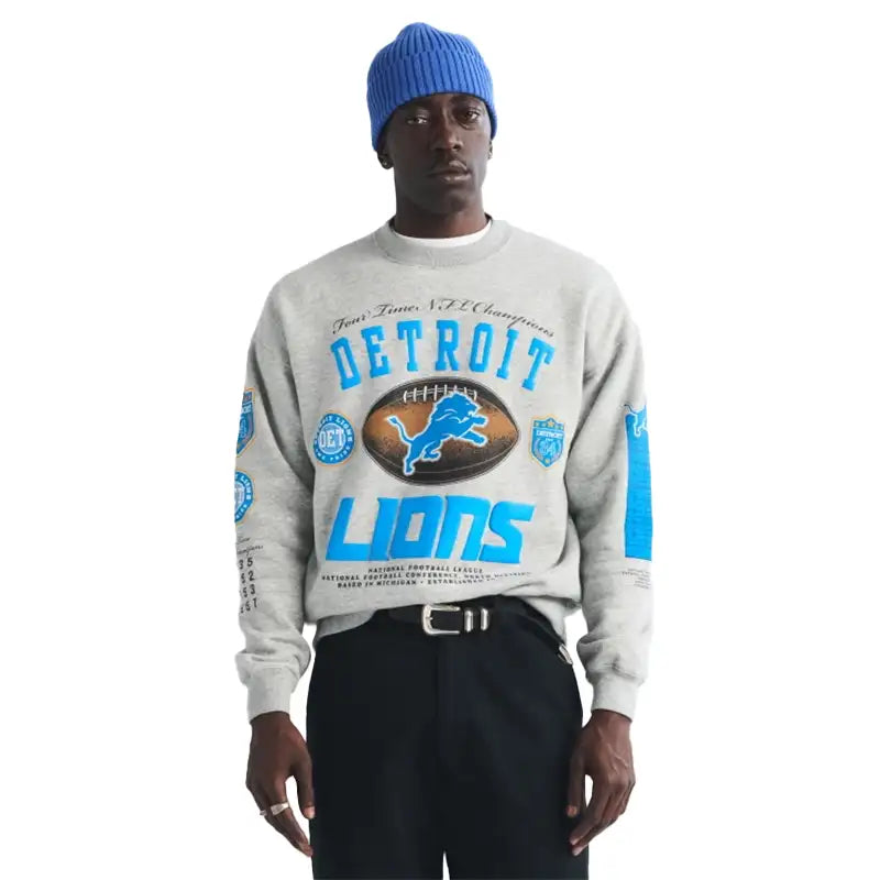 Abercrombie 2026 Detroit Lions Crew Sweatshirt