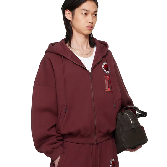 BRUCE LEE x LỰU ĐẠN Burgundy Hoodie