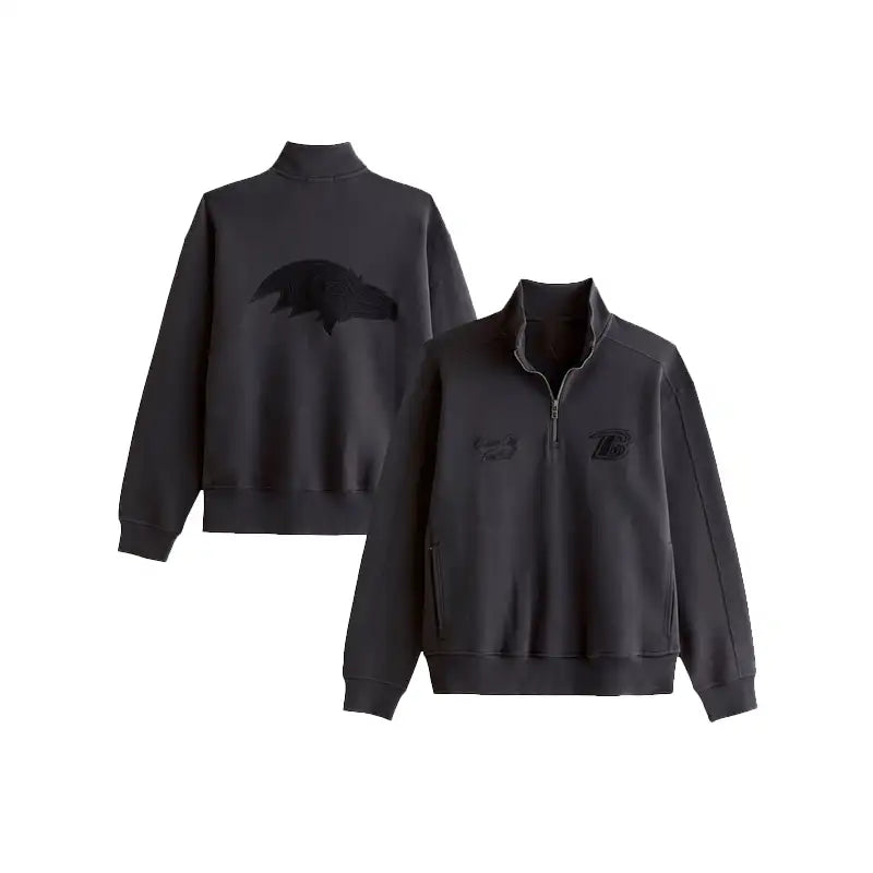 Baltimore Ravens Abercrombie & Fitch Half-Zip Sweatshirt