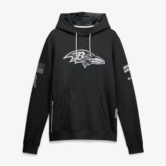 2026 Baltimore Ravens Salute to Service Sideline Hoodie