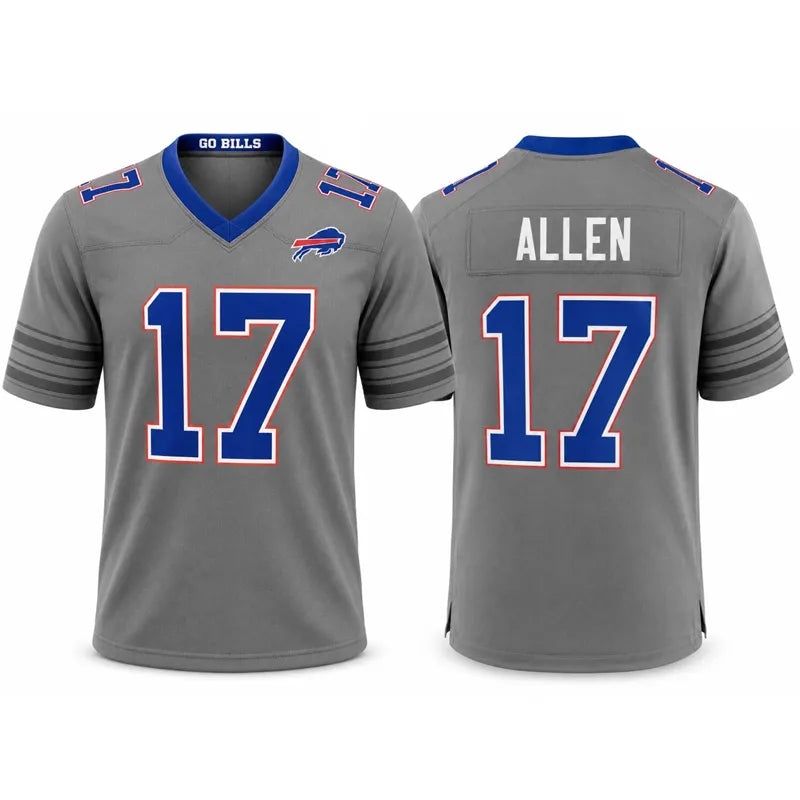 Nike Josh Allen Gray Buffalo Bills Nickel City Vapor F.U.S.E. Jersey