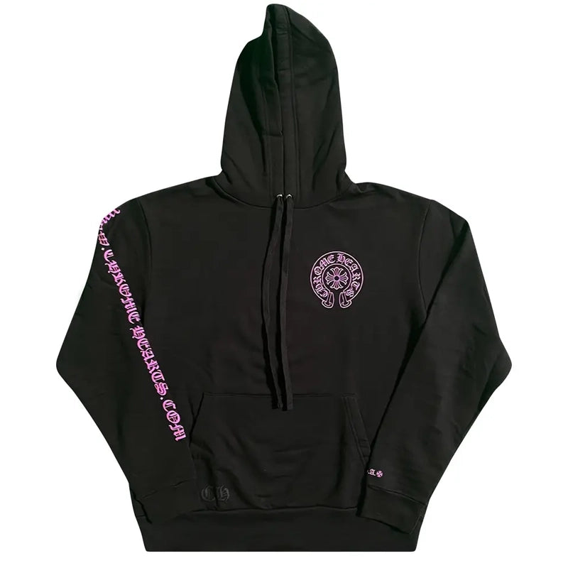 Chrome Hearts Pink and Black Hoodie