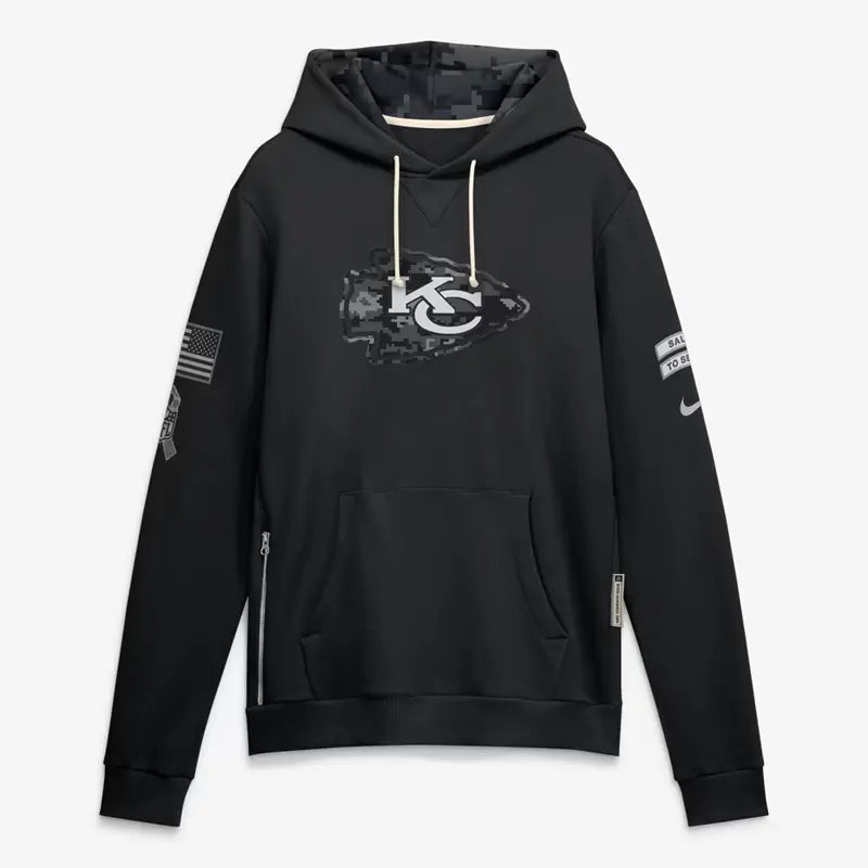 2026 Kansas City Chiefs Salute to Service Sideline Hoodie