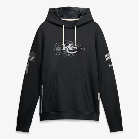 2026 Kansas City Chiefs Salute to Service Sideline Hoodie