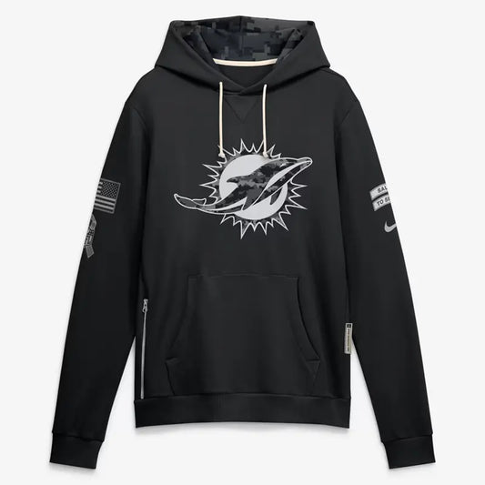 2026 Miami Dolphins Salute to Service Sideline Hoodie