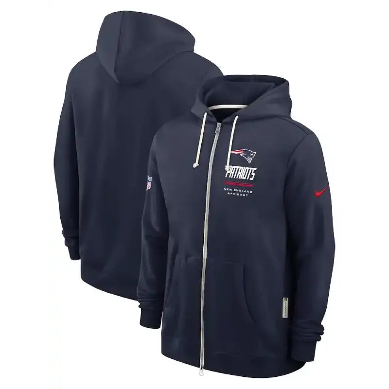 New England Patriots Nike Sideline Full-Zip Hoodie