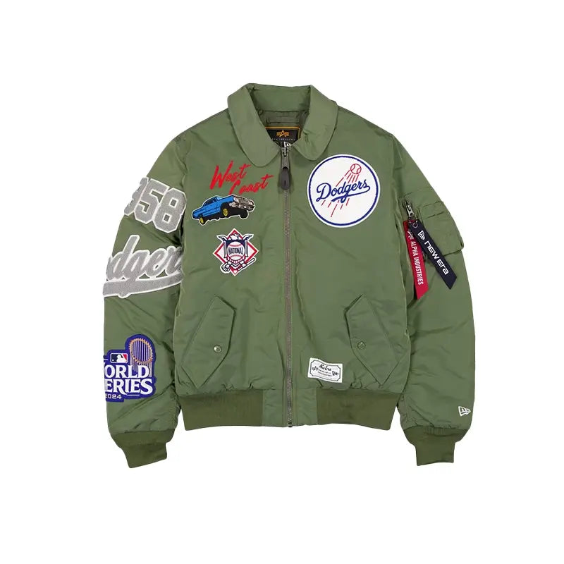 New Era x Alpha Industries Dodgers MA-1 Bomber Jacket