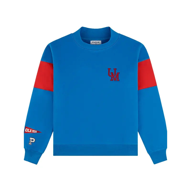 2026 Parke x ’47 Ole Miss Dark Blue Graphic Mockneck Sweatshirt