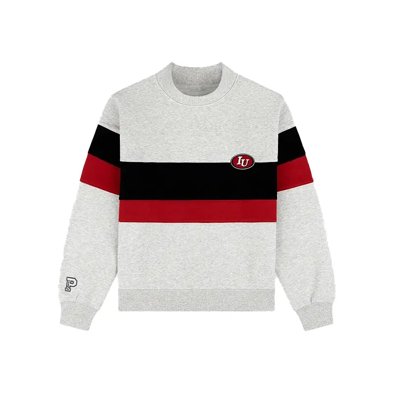 2026 Parke x ’47 Indiana Grey Graphic Mockneck Sweatshirt