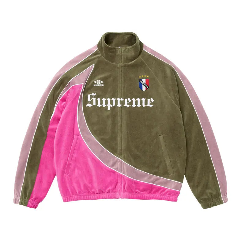 Supreme Velour Track Jacket