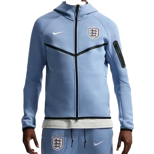 England Nike Soccer Tech Fleece Blue Jacket