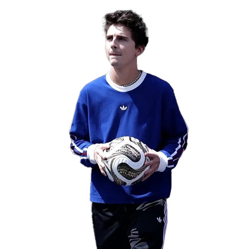 2026 World Cup Final Timothee Chalamet Blue Sweatshirt