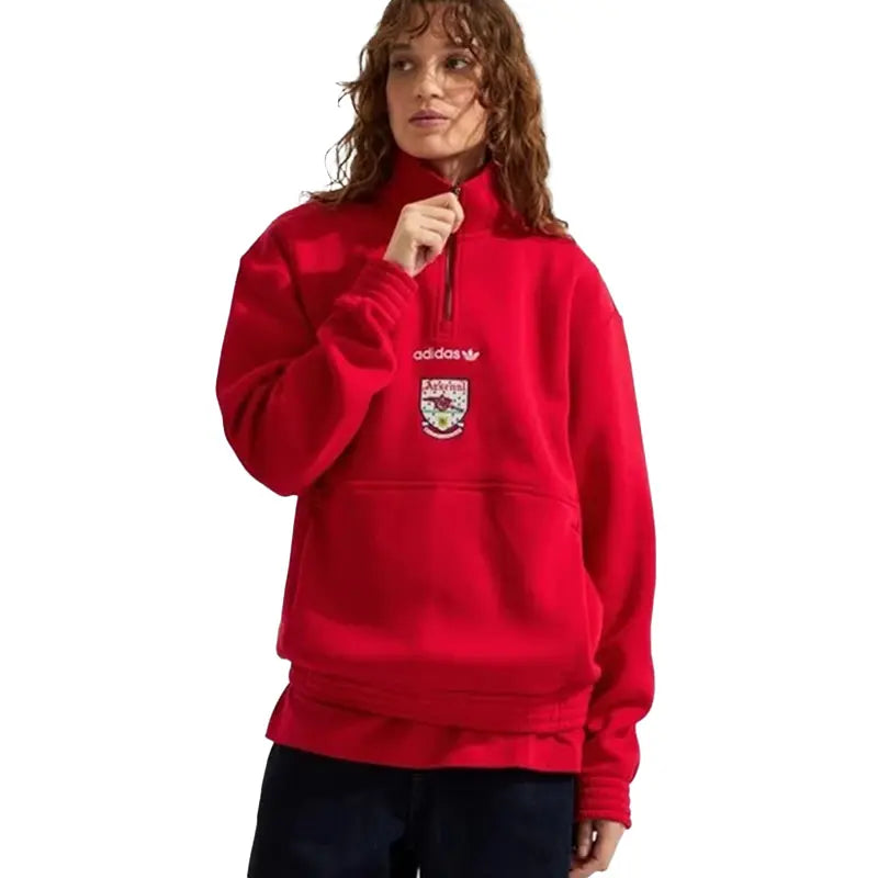 Arsenal Adidas 2026/27 EQT Half-Zip Sweatshirt