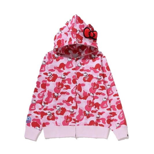 BAPE x Hello Kitty Camo Hoodie