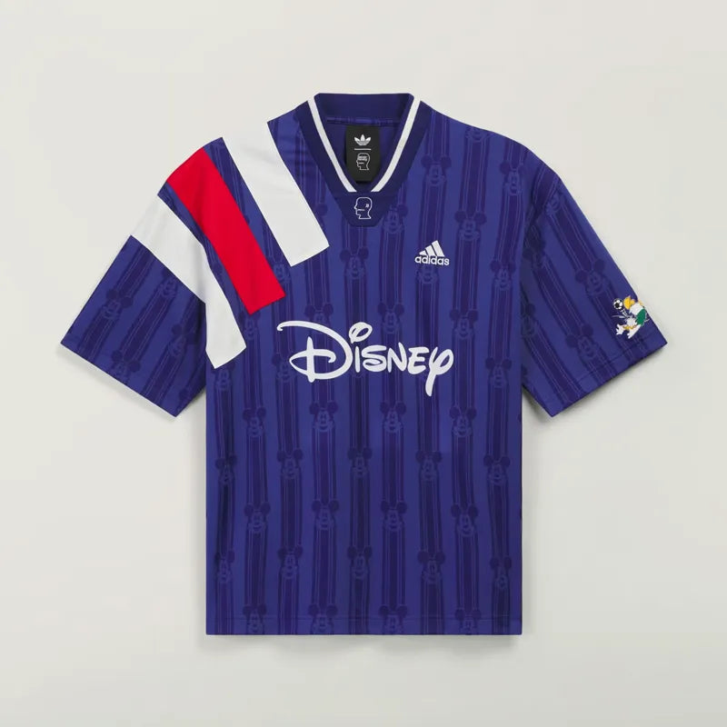 ADIDAS BRAIN DEAD DISNEY SOCCER BLUE JERSEY