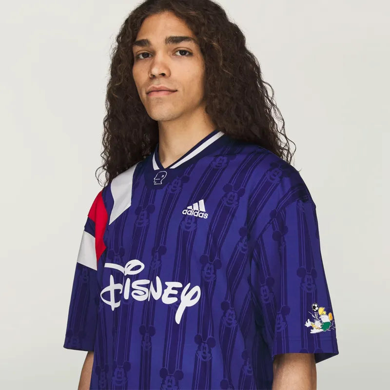 ADIDAS BRAIN DEAD DISNEY SOCCER BLUE JERSEY