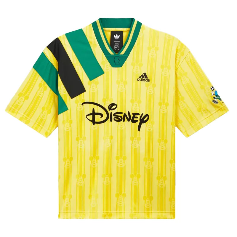 ADIDAS BRAIN DEAD DISNEY SOCCER YELLOW JERSEY