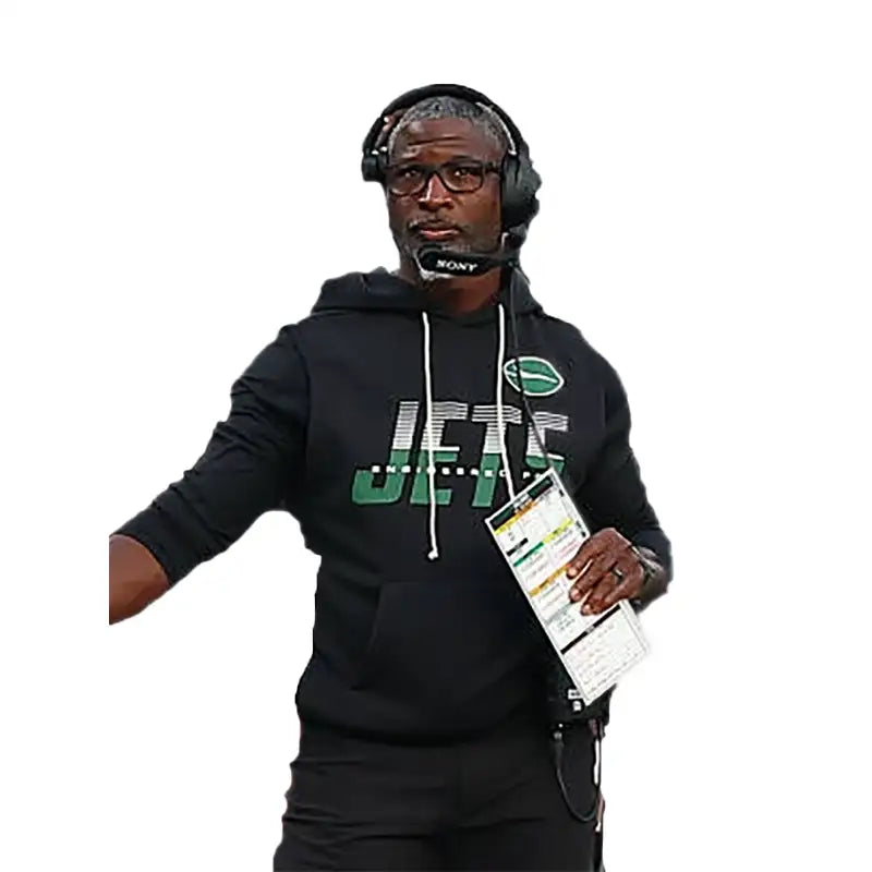 New York Jets Preseason 2026 Aaron Glenn Sleeveless Hoodie