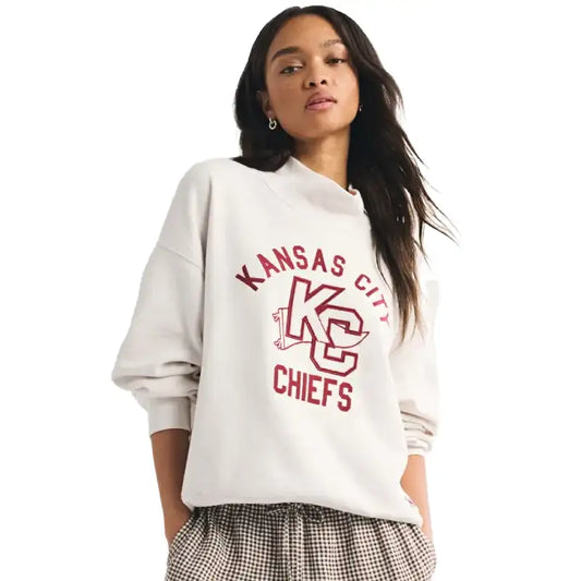 Abercrombie Chiefs Funnel-Neck Sweatshirt