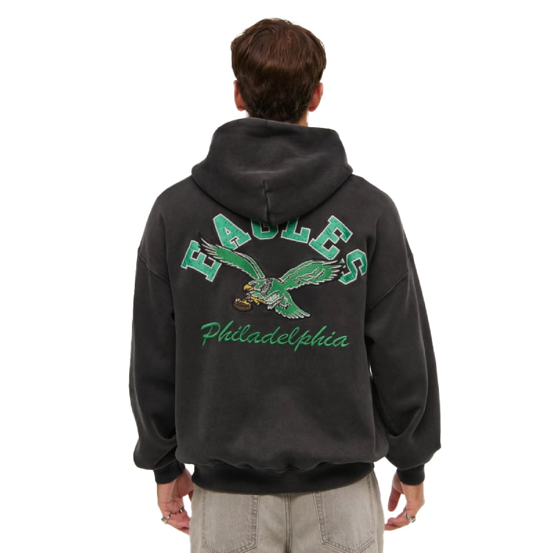 Abercrombie Eagles Black Popover Hoodie