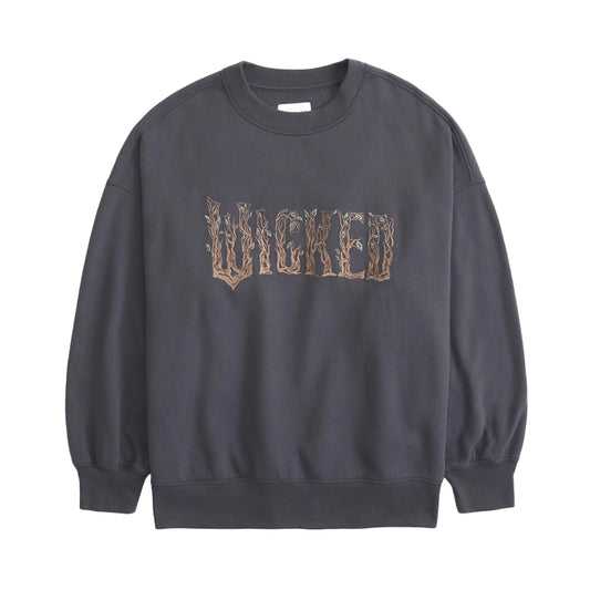 Abercrombie Wicked Oversized Sunday Crewneck Sweatshirt