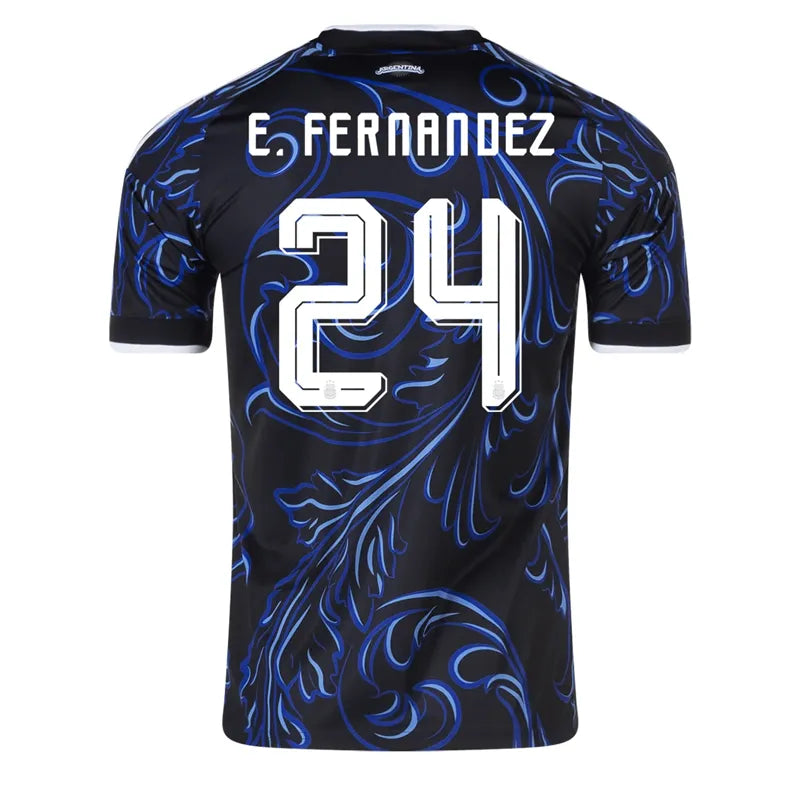 Adidas Argentina Enzo Fernandez Away Stadium Jersey 2026