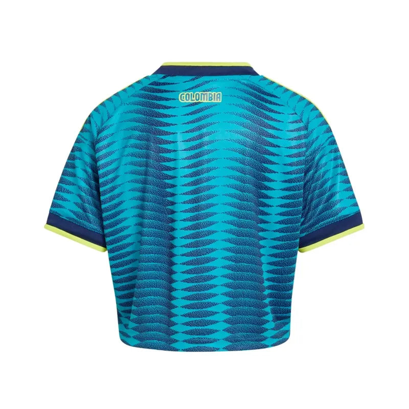 Adidas 2026 Colombia Stadium Away Cropped Soccer Jersey