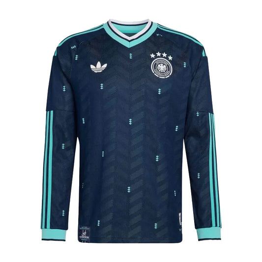 Adidas 2026 Germany Authentic Away Long-Sleeve Soccer Jersey