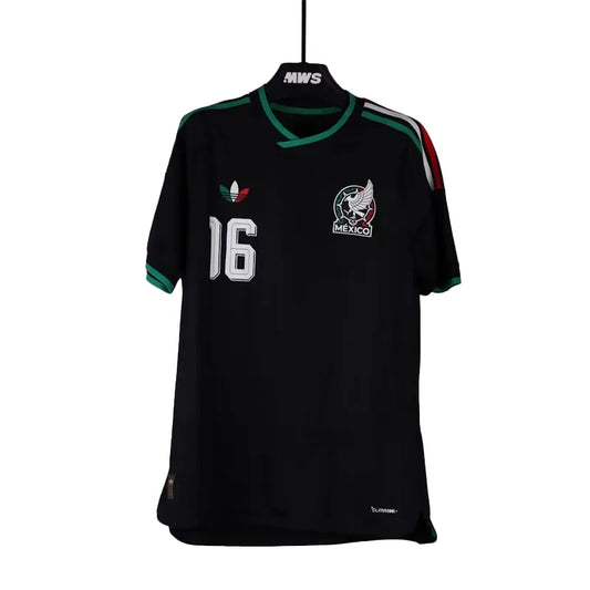 Adidas J. Quinones Mexico Home 2026 Black Jersey