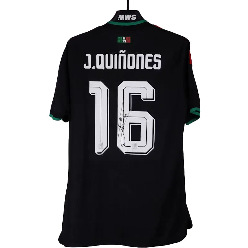 Adidas J. Quinones Mexico Home 2026 Black Jersey