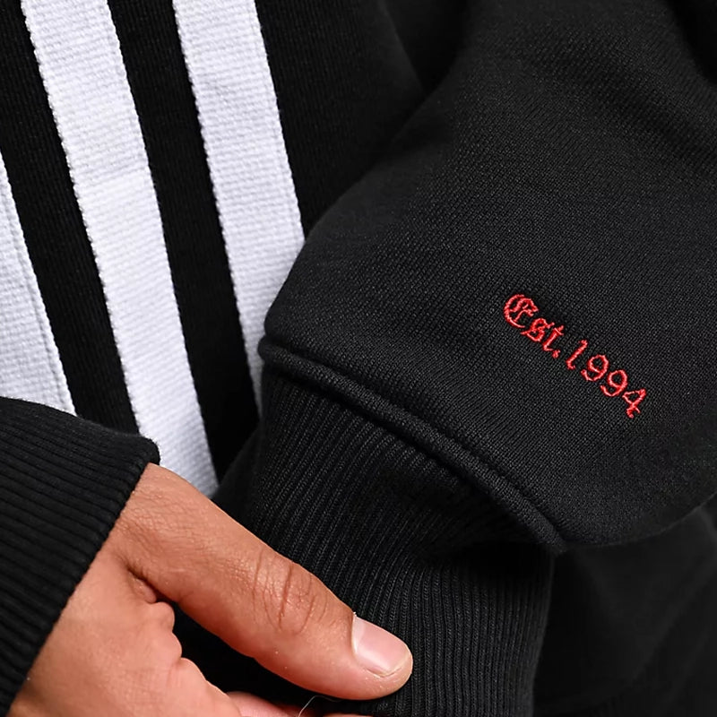 Adidas x Korn Embroidered Black Hoodie