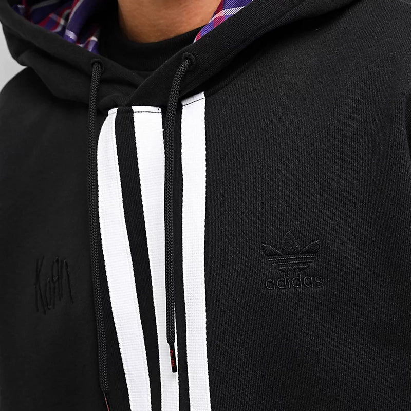 Adidas x Korn Embroidered Black Hoodie