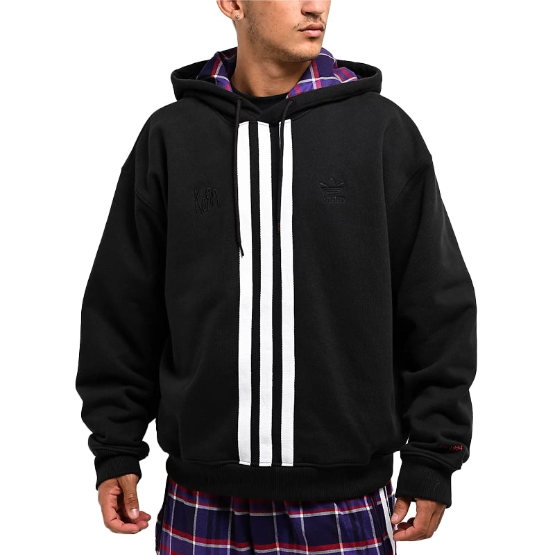 Adidas x Korn Embroidered Black Hoodie