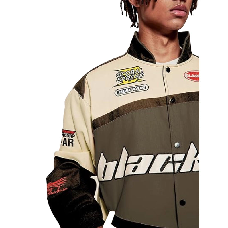 Air Racing Style Varsity Jacket