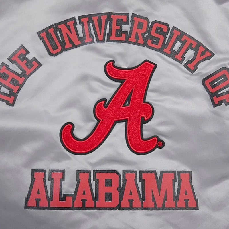 Alabama Satin Varsity Jacket