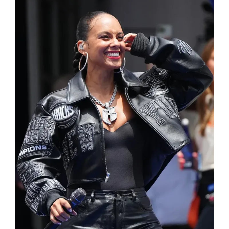 Alicia Keys Knicks Victory Parade 2026 Jacket