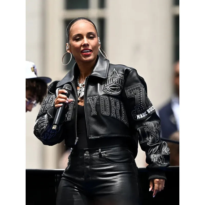 Alicia Keys Knicks Victory Parade 2026 Jacket
