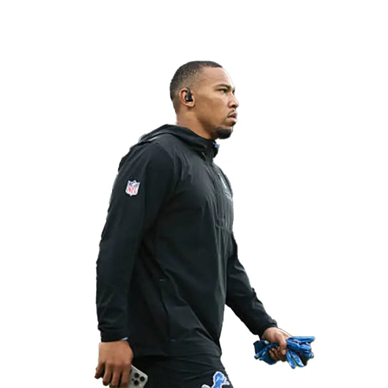 Amon-Ra St. Brown 2026 Detroit Lions Sideline Anorak Jacket