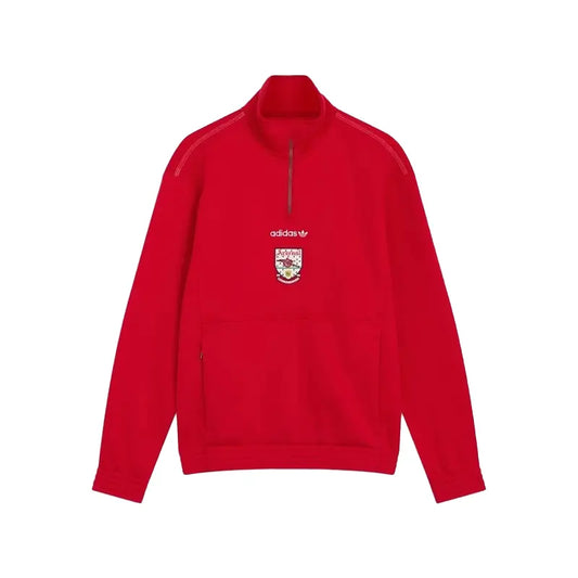 Arsenal Adidas EQT Half-Zip Pullover Sweatshirt